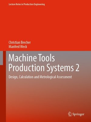 cover image of Machine Tools Production Systems 2